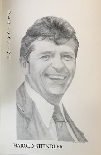 Harold Steindler Dedication Pencil Drawing